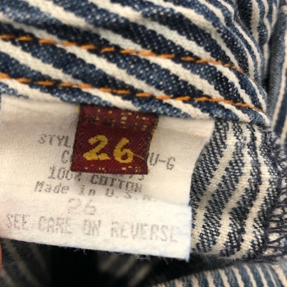 7 for all mankind stripe jeans - Picture 6 of 7